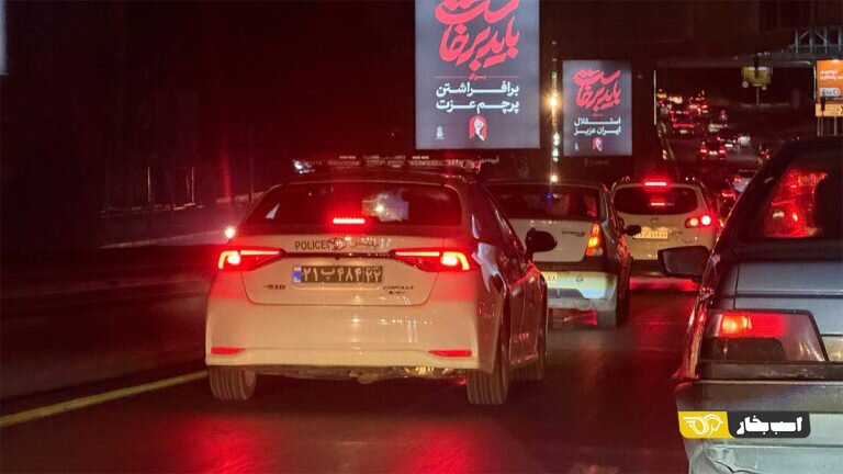 تصاویری از پلیس تهران با خودروهای جدید در خیابان‌های پایتخت  | تصاویر