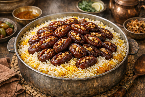 خرماپلو ؛ غذای پرانرژی و محبوب جنوبیها که باید یکبار امتحان کنید + روش تهیه