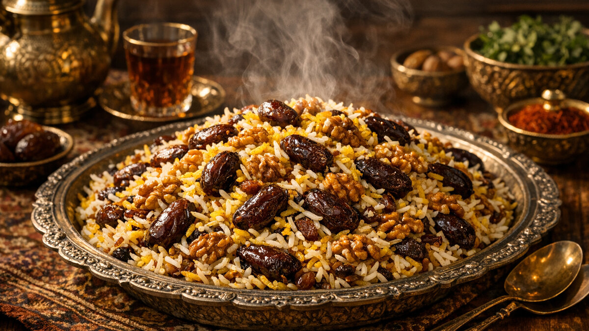 خرماپلو ؛ غذای پرانرژی و محبوب جنوبیها که باید یکبار امتحان کنید + روش تهیه