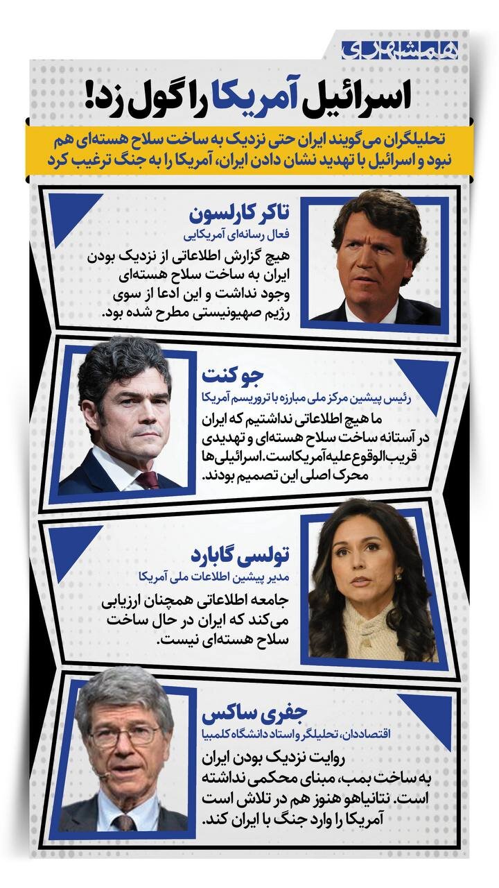 اسرائیل، آمریکا را گول زد!؟ + ببینید