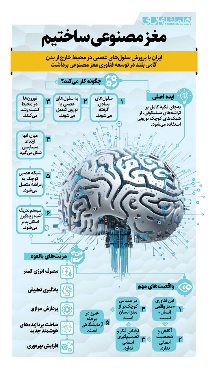 مغز مصنوعی ساختیم! | ببینید
