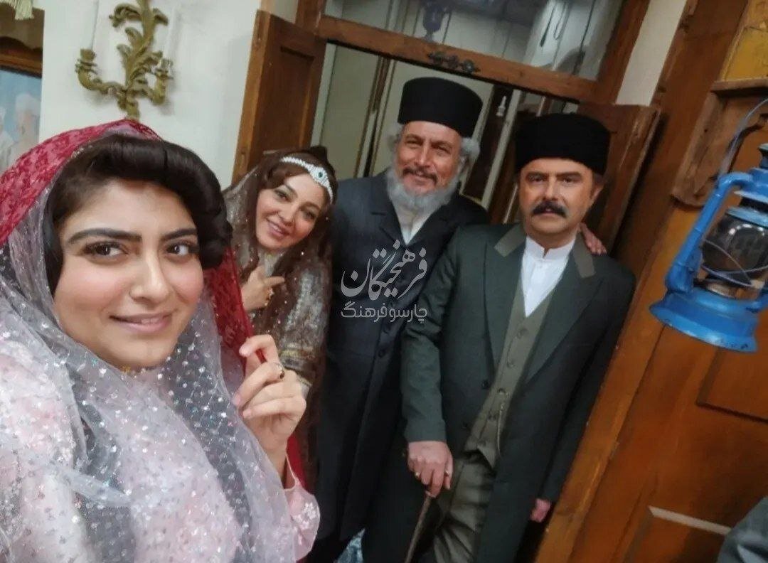 چند قاب جالب از پشت صحنه بامداد خمار؛ تاب خوردن علی مصفا را ببینید