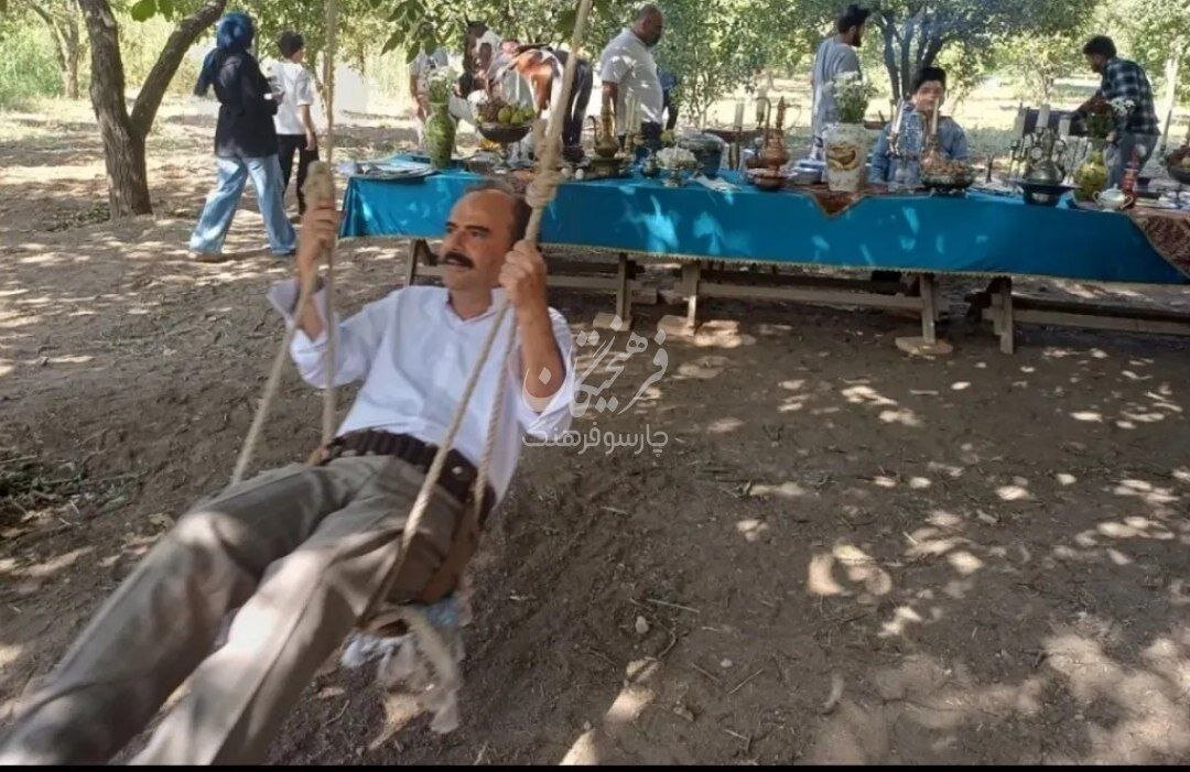 چند قاب جالب از پشت صحنه بامداد خمار؛ تاب خوردن علی مصفا را ببینید