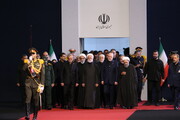 مراسم ادای احترام سران قوا و هیئت های رسمی کشورهای جهان بر پیکر رهبر شهید و خانواده شهید ایشان