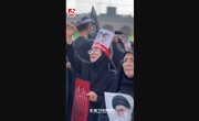 تصاویری از وداع تلخ بانوان با آقای شهید ایران | ویدئو