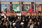 مداحی حسین عیاش از لبنان در آیین وداع با پیکر مطهر رهبر شهید | ببینید