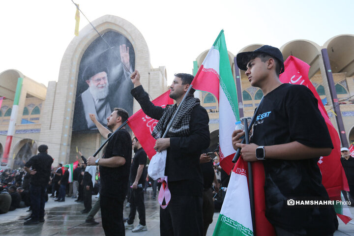 مراسم وداع با رهبر شهید انقلاب در مصلای تهران