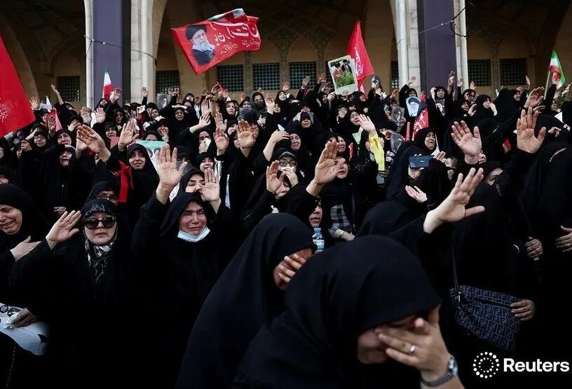 تصاویر رویترز از مراسم وداع با رهبر انقلاب؛ ببینید