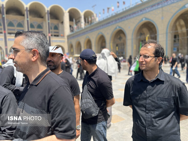چهرههای سینمایی هم برای وداع آمدند | ببینید