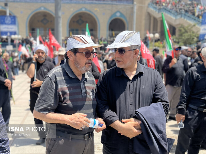 چهره‌های سینمایی هم برای وداع آمدند | ببینید