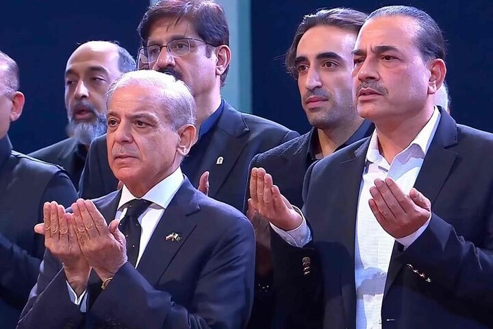 طالبان، قالیباف، پزشکیان و ...| چند قاب از دوربین عکاسان خارجی در مراسم بدرقه رهبر شهید