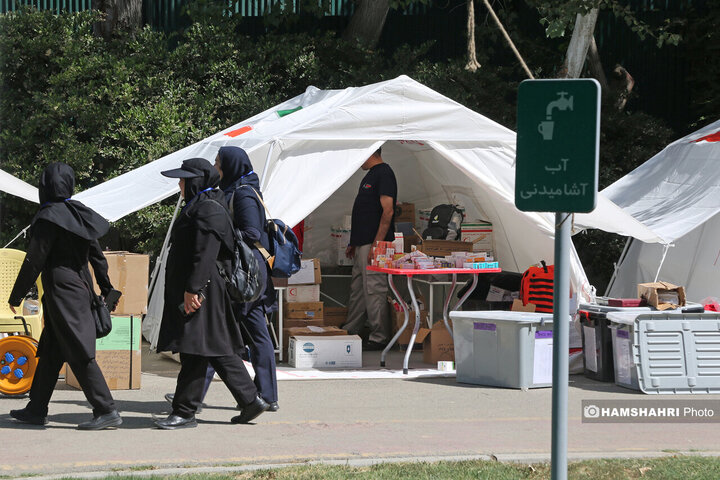 اسکان و ساماندهی زائران  در ایام  وداع