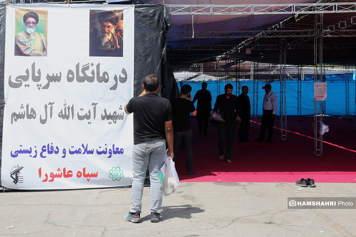 اسکان و ساماندهی زائران  در ایام  وداع