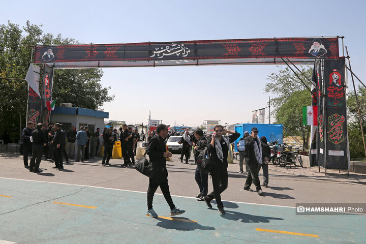 اسکان و ساماندهی زائران  در ایام  وداع