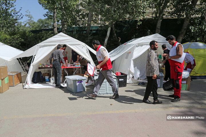 اسکان و ساماندهی زائران  در ایام  وداع