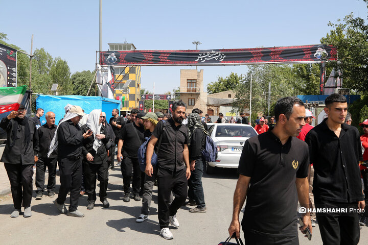 اسکان و ساماندهی زائران  در ایام  وداع