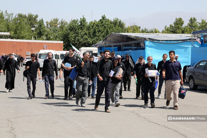 اسکان و ساماندهی زائران  در ایام  وداع