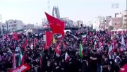 حال‌وهوای میدان انقلاب تهران، دقایقی قبل از آغاز مراسم تشییع رهبر شهید انقلاب | ببینید