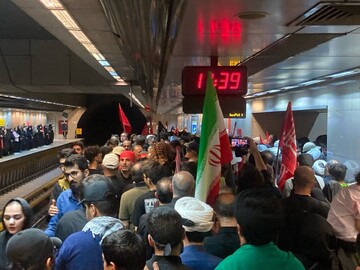 عملیات بی‌سابقه در تاریخ متروی تهران؛ ثبت بیش از ۱۴ میلیون جابه‌جایی در سه شبانه‌روز