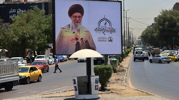 نمایش نفوذ منطقه‌ای ایران با مراسم تشییع امام خامنه‌ای در عراق