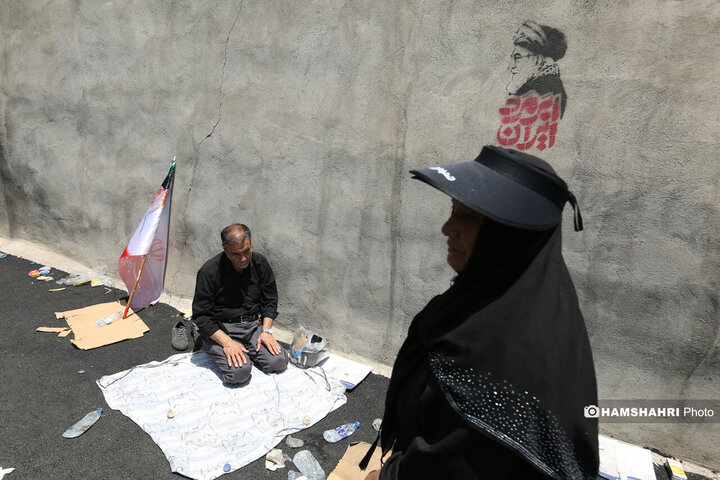 تشییع پیکر رهبر شهید در تهران