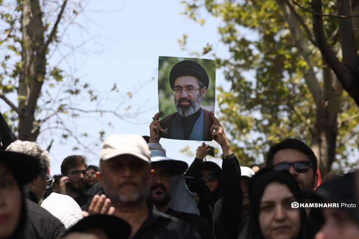 مراسم تشییع پیکر مطهرآیت‌الله سیّدعلی خامنه‌ای در تهران