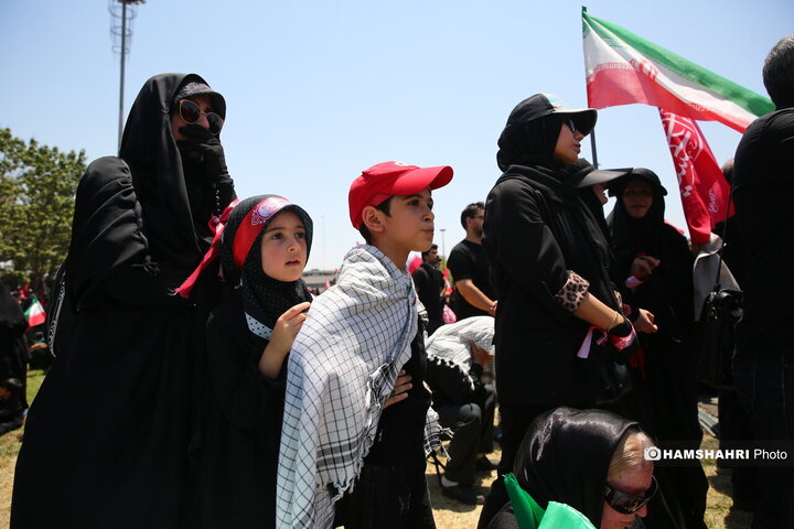 مراسم تشییع پیکر مطهرآیت‌الله سیّدعلی خامنه‌ای در تهران
