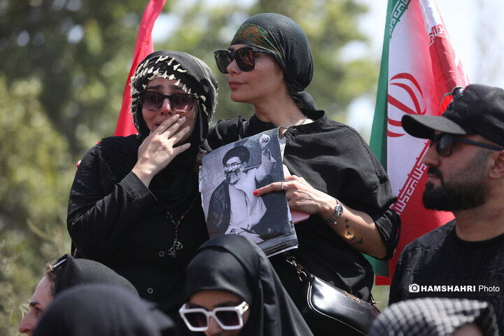 مراسم تشییع پیکر مطهرآیت‌الله سیّدعلی خامنه‌ای در تهران