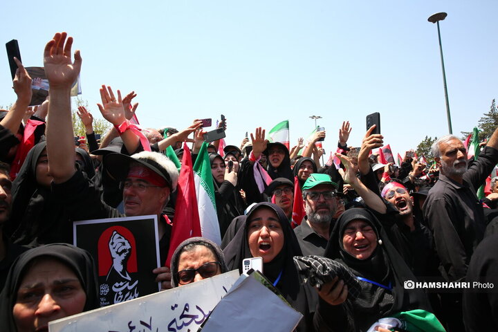 مراسم تشییع پیکر مطهرآیت‌الله سیّدعلی خامنه‌ای در تهران