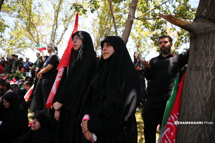 مراسم تشییع پیکر مطهرآیت‌الله سیّدعلی خامنه‌ای در تهران