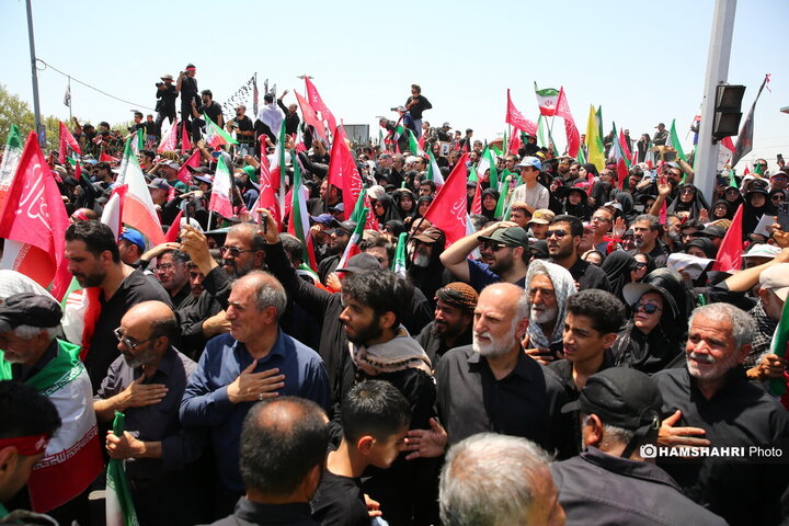 مراسم تشییع پیکر مطهرآیت‌الله سیّدعلی خامنه‌ای در تهران