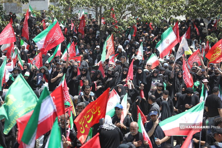 مراسم تشییع پیکر مطهرآیت‌الله سیّدعلی خامنه‌ای در تهران