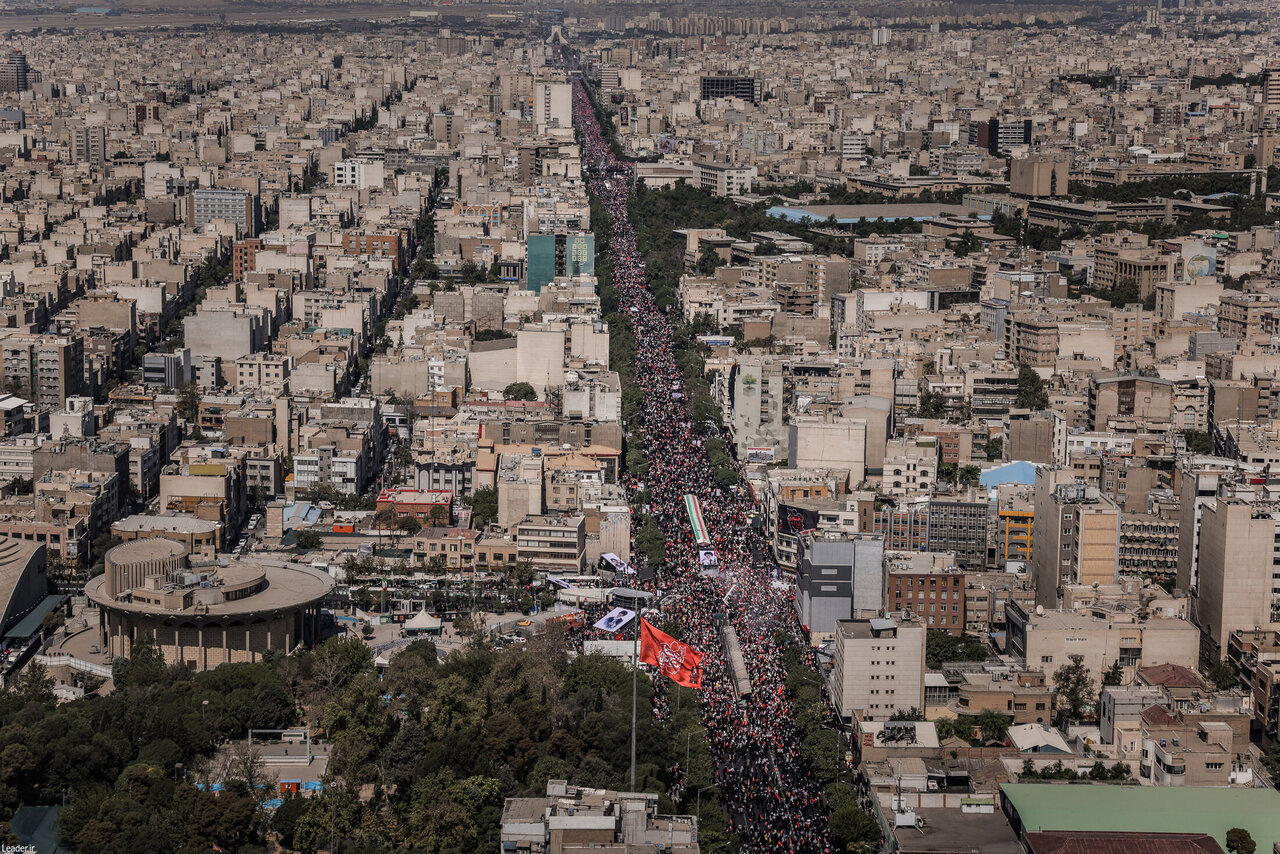 ثبت جهانی مراسم تشییع رهبر شهید ایران در تهران