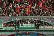 وقتی آسمانِ قم، میزبانِ پیکرِ مطهر رهبر شهید شد | عکس