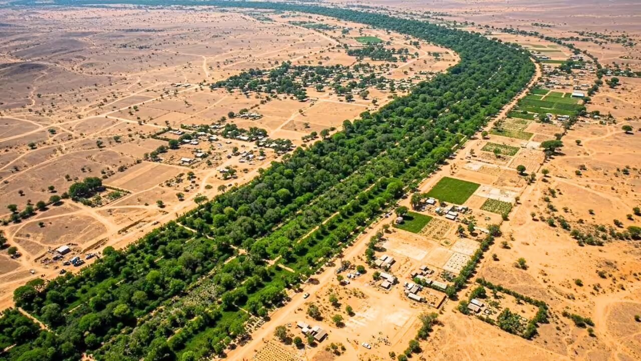 دیوار سبز ۸۰۰۰ کیلومتری آفریقا برای نجات زمین + تصاویر