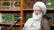 حضور مرجع عالیقدر حوزه علمیه نجف در تشییع رهبر شهید + ببینید