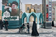 پیکر فرزند شهید زهرای اطهر(س) در حرم علوی