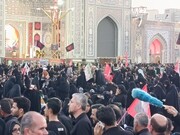 حضور سردار قاآنی در فرودگاه مشهد؛ همزمان با ورود پیکر مطهر امام شهید + عکس