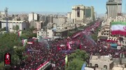 حال و هوای خیابان امام رضای مشهد یک ساعت مانده به آغاز مراسم تشییع  + فیلم