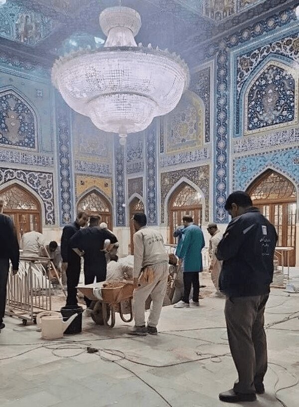 آمادهسازی آرامگاه ابدی رهبر شهید در حرم رضوی