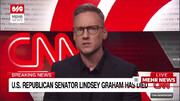پخش زنده شبکه CNN و لحظه اعلام مرگ لیندسی گراهام | ویدئو