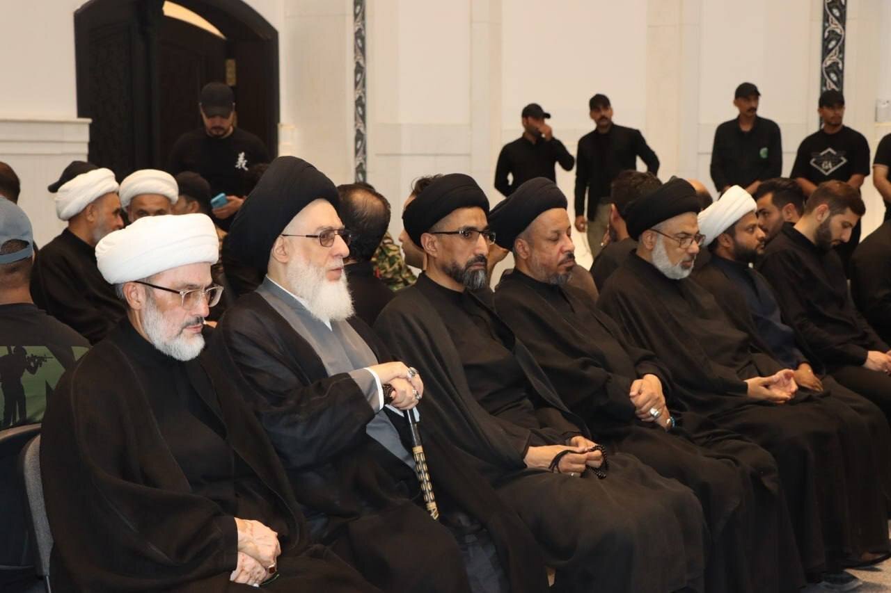 علمای نجف در سوگ رهبر شهید انقلاب+ تصاویر