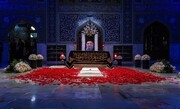 پخش صدای رهبر شهید هنگام قرائت صلوات خاصه امام رضا(ع) + ویدئو | پخش زنده صداوسیما از مزار مطهر آقای شهید