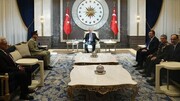 دیدار اردوغان و عاصم منیر پشت درهای بسته | همکاری‌های نظامی و امنیتی در اولویت