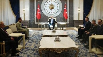 دیدار اردوغان و عاصم منیر پشت درهای بسته | همکاری‌های نظامی و امنیتی در اولویت