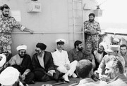 مانور دریایی در تنگه هرمز با حضور رهبر شهید؛ مهر ۱۳۶۴