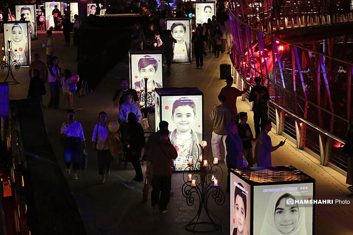 رویداد هنری مشق ناتمام بر فراز پل طبیعت