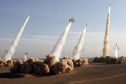 رگبار موشک‌های ایران در پایگاه‌های آمریکا  + فیلم
