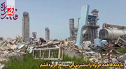 اولین تصاویر از آب‌شیرین‌کن مپنا در قشم بعد از بمباران | ویدئو