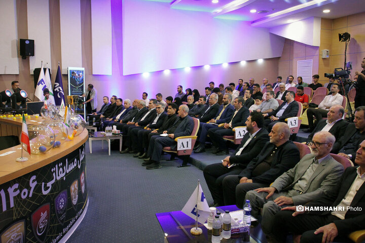 تصاویر مراسم قرعه کشی لیگ برتر فوتسال ایران